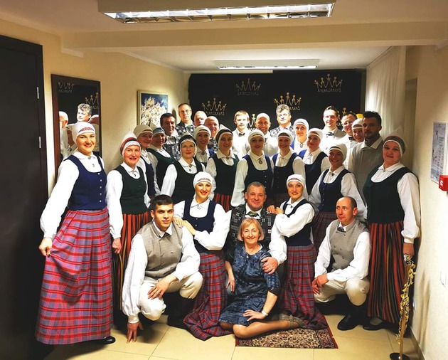 Latvian folk costume hire