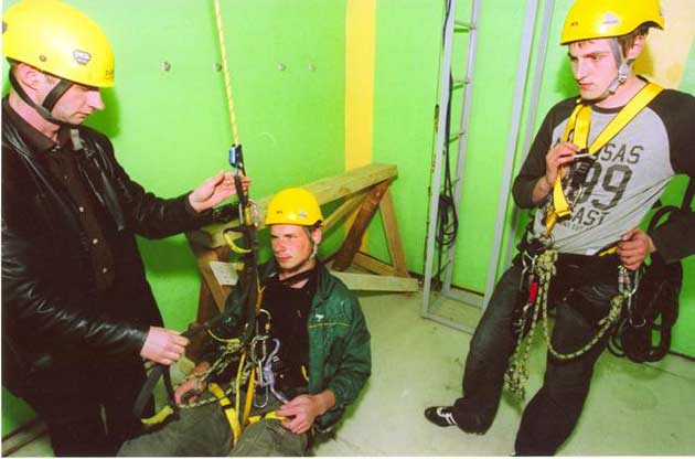 Training of climbers, certification
