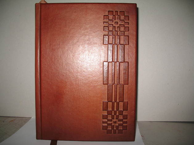 Guest books in leather covers