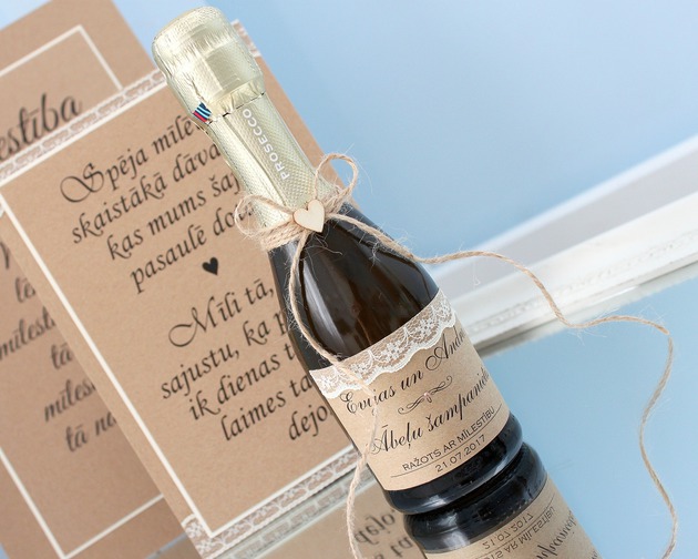 personalizētas šampanieša pudeles, personalizēts kāzu šampanietis, personalizētas šampanieša pudeļu etiķetes