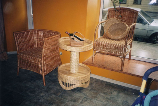 Wicker furniture