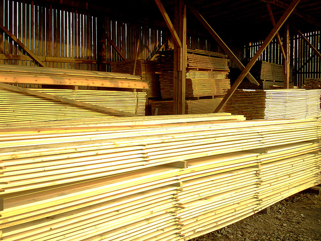 Wooden laths