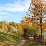 Koknese nature trail in autumn