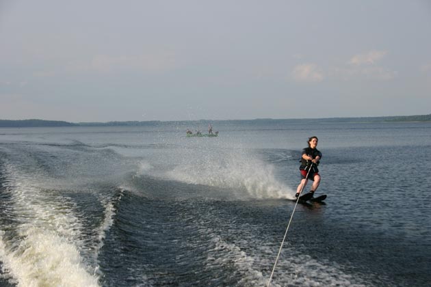 Water-skiing, water-skis
