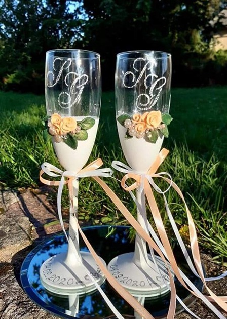 Embellishment and decoration of glasses