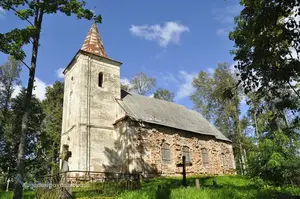 Birkineļu luterāņu baznīcas drupas, Kirche