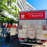 Lieferung von Baumaterial, Transport