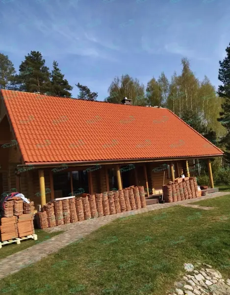 Tile roof installation
