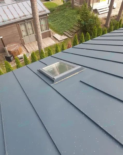 Rolled profile roof installation