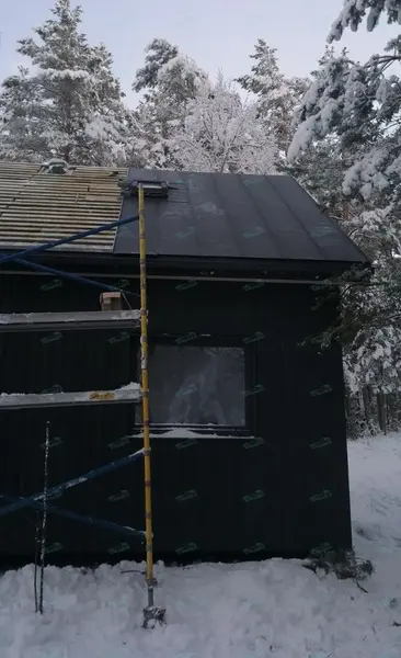 Rolled profile roof installation