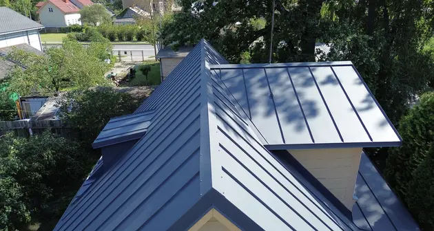 Rolled profile roof installation