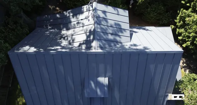 Rolled profile roof installation