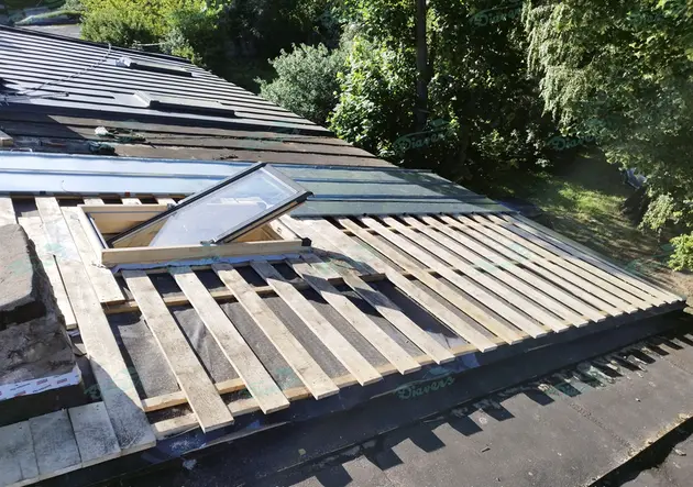 Valcprofila jumtu remonts