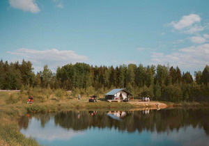 Dīķīši, glempings