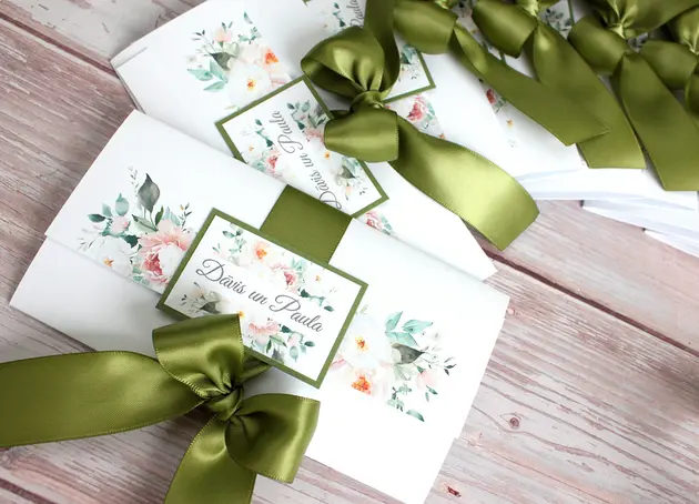 Wedding invitations featuring watercolor floral illustrations and a nature-inspired color palette. Olive green and peach tones create a harmonious, warm, and elegant combination—perfect for natural and romantic weddings.Design catalog: www.invite.lv. Orders can be placed by phone:
26162047, email: agnese@invite.lv. Wedding
invitations, Wedding invitation cards, Custom wedding invitations, Personalized
wedding invitations, Affordable wedding invitations, Elegant wedding
invitations, Wedding invitation wording, Luxury wedding invitations, Photo wedding
invitations, Modern wedding invitations, Birthday invitations, Invitations for
a birthday, Anniversary invitations, Invitations for an anniversary, Wedding
anniversary invitations, Invitations for a wedding anniversary