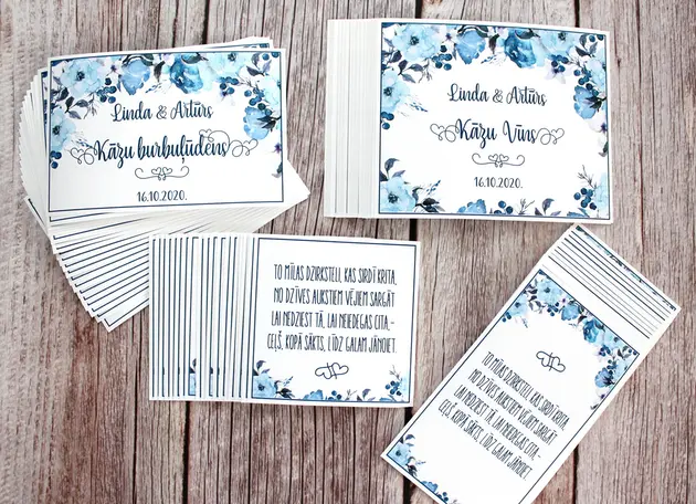 Dizainu katalogs: www.invite.lv. Pasūtīt iespējams
pa tel.: 26162047, e-mail agnese@invite.lv. Personalizēts šampanietis, Personalizētas šampanieša
pudeles, Personalizēts kāzu šampanietis, Personalizētas šampanieša pudeļu
etiķetes, Etiķetes šampanieša pudelēm, Kāzu šampanieša etiķetes, Uzlīmes
šampanieša pudelēm, Uzlīmes šampanietim, Šampanieša uzlīmes, Kāzu šampanietis, Kāzu
dekors, Kāzu dekori, Kāzu galda dekori, Kāzu galds, Kur pasūtīt šampanieša
pudeļu etiķetes?, Kur pasūtīt kāzu šampanieša uzlīmes?