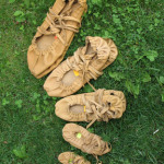 Footwear of leather