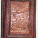 Guest books in leather covers
