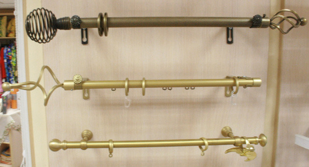 Blinds, curtain bars