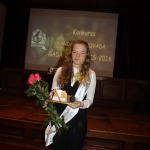 Titula "Kandavas novada Gada jaunietis 2016" ieguvēja 16- 18 gadu vecuma grupā Daniela Dreslere