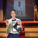 Nominācijā “Cerība sportā” pateicību saņēma Latvijas atklātā čempionāta karatē 2.vietas ieguvējs Āris Avotnieks