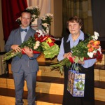 Kandavas novada Pateicība( no labās) Veronikai Ragauskai un Reinim Štofertam