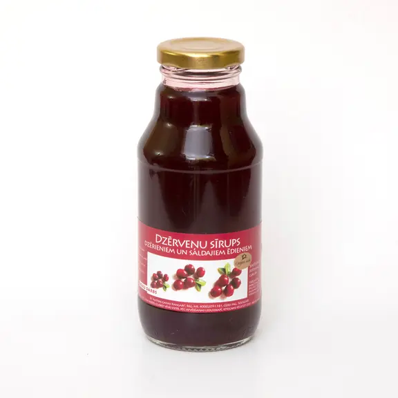 Dzērveņu sīrups