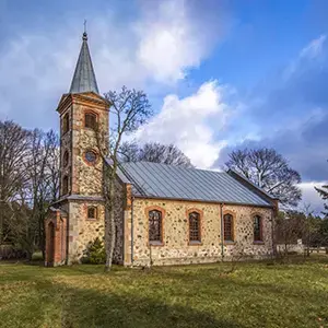 Kolkas evaņģēliski luteriskā baznīca, церковь