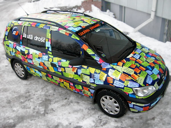 Car advertising