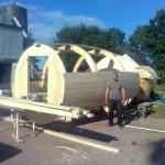Umsetzbare Sauna
