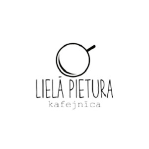 Lielā pietura, grocery store - café
