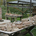Обжог керамики в печи