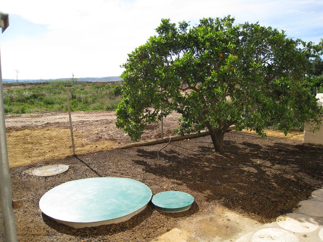 Biological wastewater purification plant