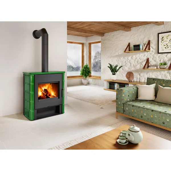 Central heating fireplace stoves