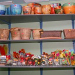 Ceramic flower pots