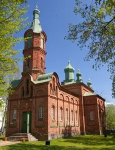 Salacgrīvas Svētās Dievmātes Patvēruma pareizticīgo baznīca, церковь