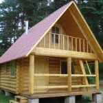 Making log houses