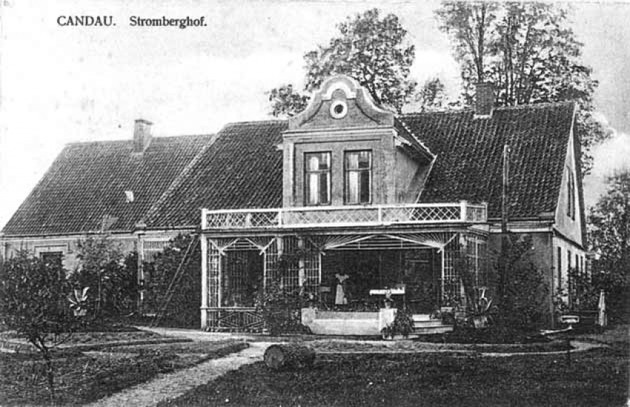 Toreizējā Štrombergu muiža. 1910. gads.