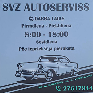 SVZ AUTOSERVISS, SIA, автосервис