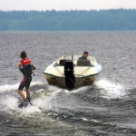 Water-skiing, water-skis
