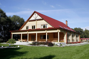 Zaļā sala, Gasthaus
