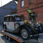 Floristic presentation of cars, decoration